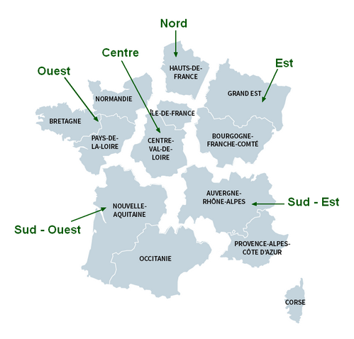 image france régions